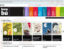 Tablet Screenshot of editorialbambu.com